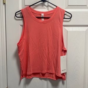 Lululemon bright pink tank top size 8 brand new with tags